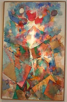 Gerzson Pál - Hegyi út  1999 - 2008 (~ 75 x 110 cm.)