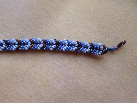 Kari Ladder stitch kék 2