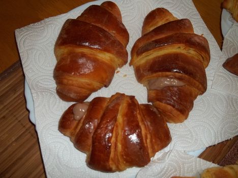 pudingos házi croissant