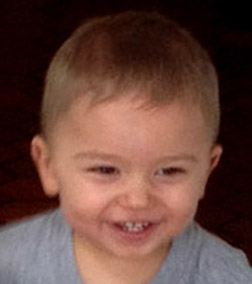 Andreas, my happy little grandson, February 16