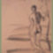 Szőnyi István - Akt tájban (20x13 cm.)