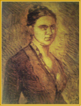 Mednyánszky László - Női portré (63 x 50 cm.)