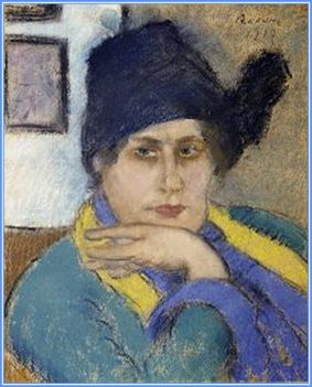 Rippl-Rónai József - Női portré (50 x 40 cm.)