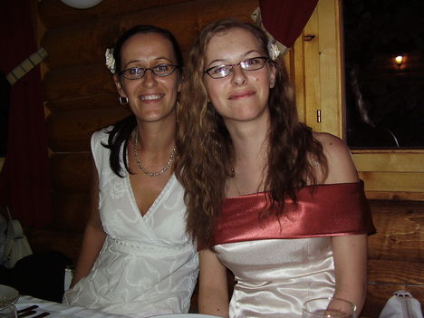 esküvő 2006 Erika és Nikolett