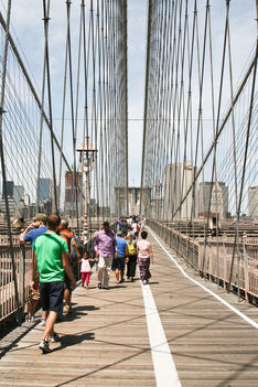 A Brooklyn-híd gyalog-sétánya