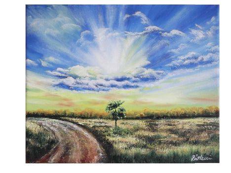 Égi Gyémánt   olaj,vászon,25×30cm