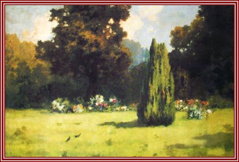 Neogrády Antal - Kastélypark (75,5 x 119,5 cm.)