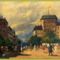 Berkes Antal - Nagyvárosi utcarészlet (40 x 50 cm.)