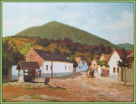 Vidovszky Béla - Dömösi utca (65 x 85 cm.)