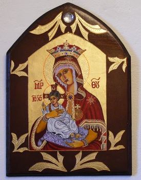 Istenszülő gyermek Jézussal ikon