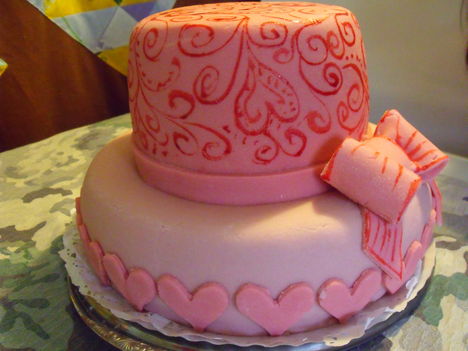 fondanos oroszkrém torta