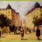 Berkes Antal - Utcarészlet (20 x 32 cm.)