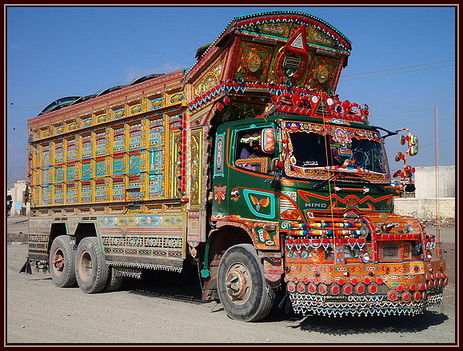 Kamion - pakistani módra
