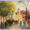 Berkes Antal - Pesti utcarészlet (19 x 27,5 cm.)