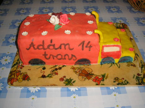 gesztenyés-marcipános torta
