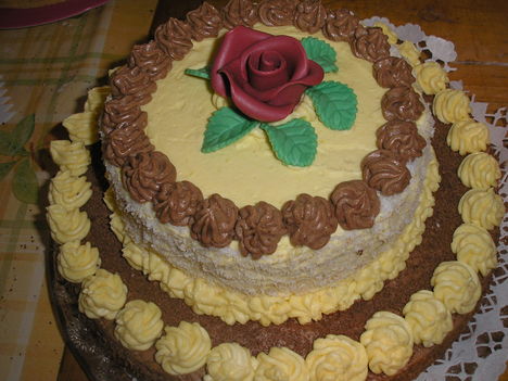vanília-csokoládé torta