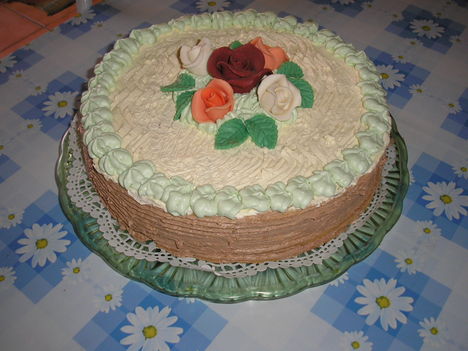 vanília-csokoládé torta