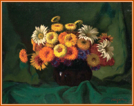 Molnár Z. János - Virágcsendélet  1. (55 x 68 cm.)