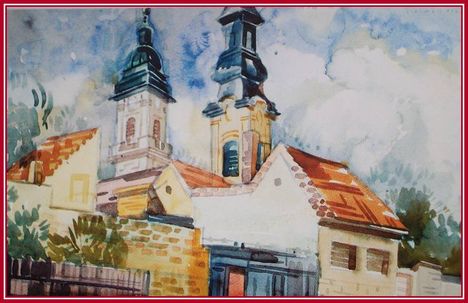 Pleidell János - Szentendre (28 x 43 cm.)