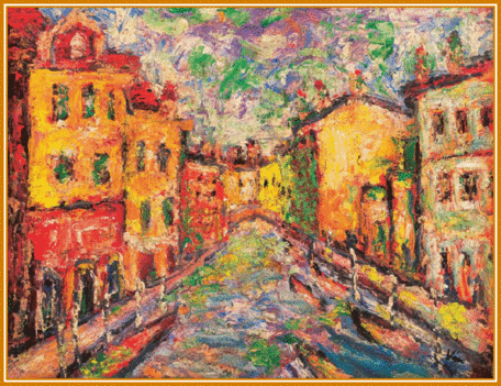 Vén Emil - Velence (45 x 57 cm.)