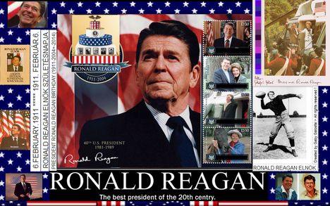 Ronald Reagan Elnök Születésnapja - Birthday  President Ronald Reagan .