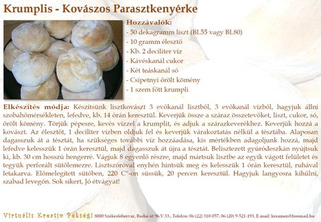 Krumplis-Kovászos Parasztkenyérke