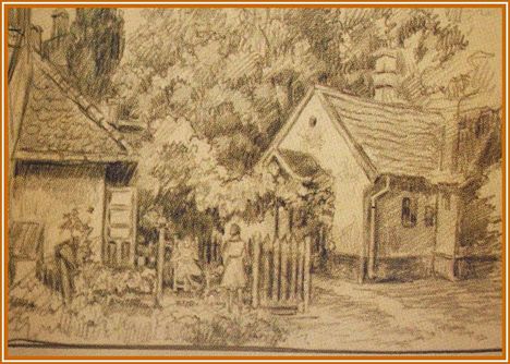 Gebauer Ernő - Nyári délután (26 x 37 cm.)