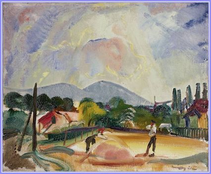 Márffy Ödön - Nyári napsütés (53 x 65 cm.)