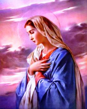 Szűz Mária, égi Anyám, ó hallgasd meg az én imám. Ámen!