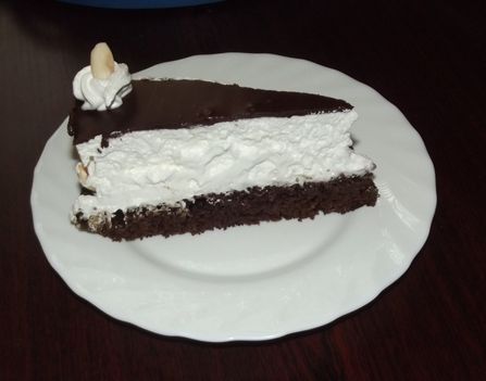 Négerkocka tortaszelet