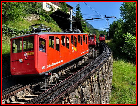 Svájc – fogaskerekű a Pilátus-hegyre