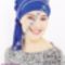 kemoterapias-turban-sapka-004-Silk-Mix-Electric-Blue