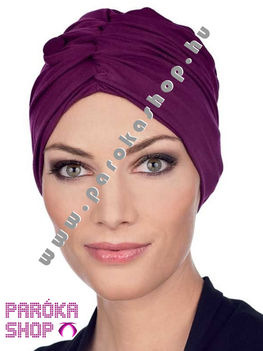 kemoterapias-turban-sapka-Mona-lila