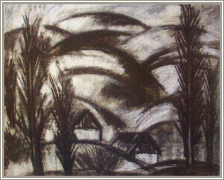 Nagy István - Csikmindszenti táj (40 x 50 cm.)