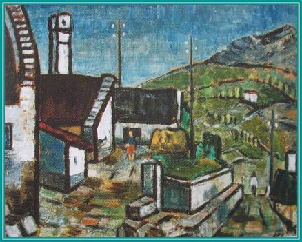 Klie Zoltán - Szentendrei Házak (50 x 60 cm.)