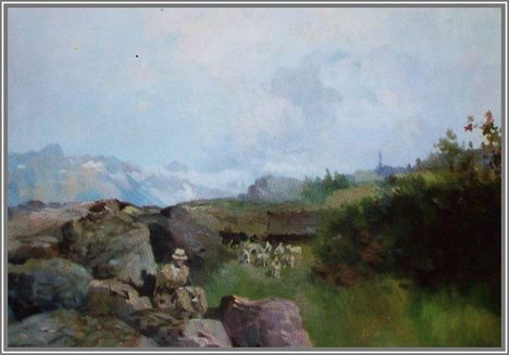 Zórád Géza - Hegyi pásztor (60x80 cm.)