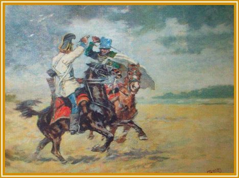 Garay Ákos - 48-as párharc (51 x 65 cm.)