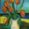 Tulipánok olaj,vászon 20x30 cm