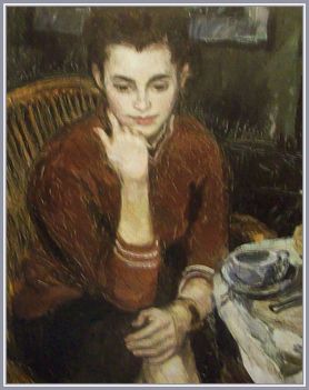 Balogh András - Gondolkodó (80 x 60,5 cm.)