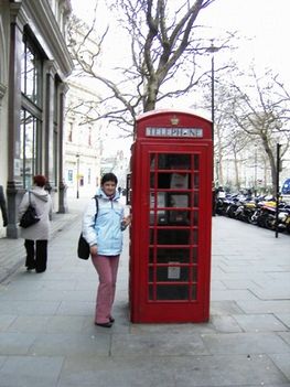 Londoni telefon fülke