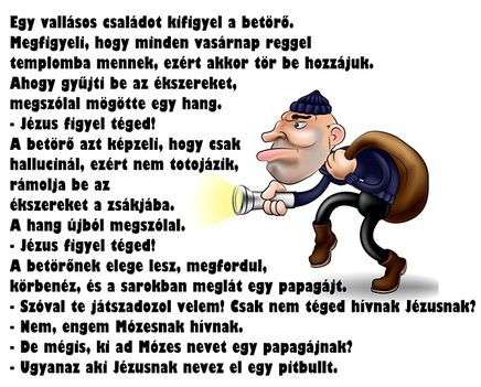 A betörő és Jézus