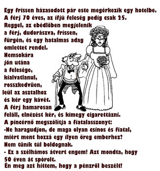 A fiatal feleség nem erre számított! :)))