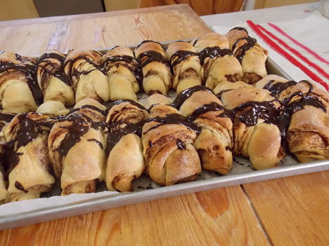 Csokis-kakaós croissant