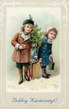 karácsonyi képeslap 1
