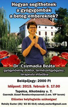 Dr Csizmadia Beáta plakát