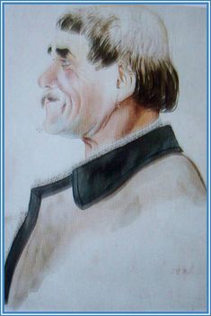 Nagy István - Bódi József portréja (22 x 15,5 cm.)