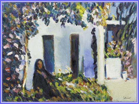 Schéner Mihály - Kompozíció (45 x 62 cm.)