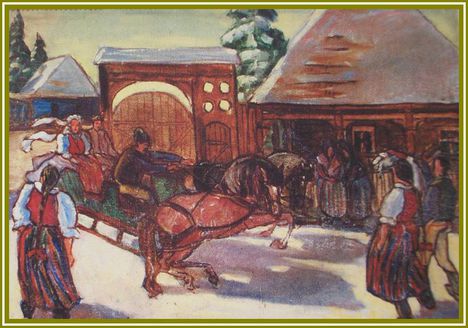Barabás Márton - Székelyünnep (46 x 65 cm.)