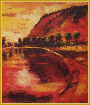 Kiss Zoltán - Dunakanyar (45 x 36 cm.)