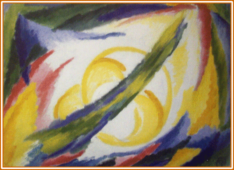 Mattis Teutsch János - Kompozíció (22,5 x 31 cm.)